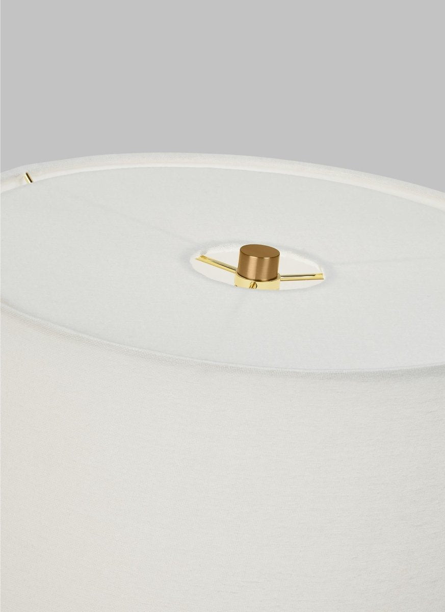Lampe de table Vessel - Gris nacré 14" by Visual Comfort Studio | Luminaires & cie