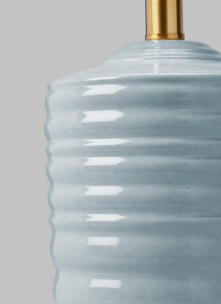 Lampe de table Waveland - Blanc poreux by Visual Comfort Studio | Luminaires & cie