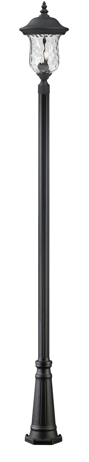 Lanterne sur poteau Armstrong Noir, 118 1/4" – Z-Lite