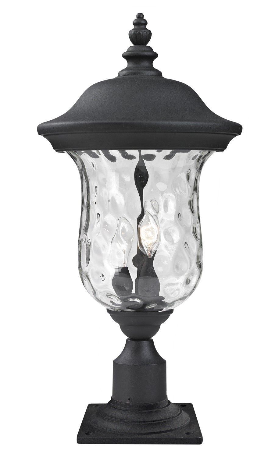 Lanterne sur poteau Armstrong Noir, 23" – Z-Lite