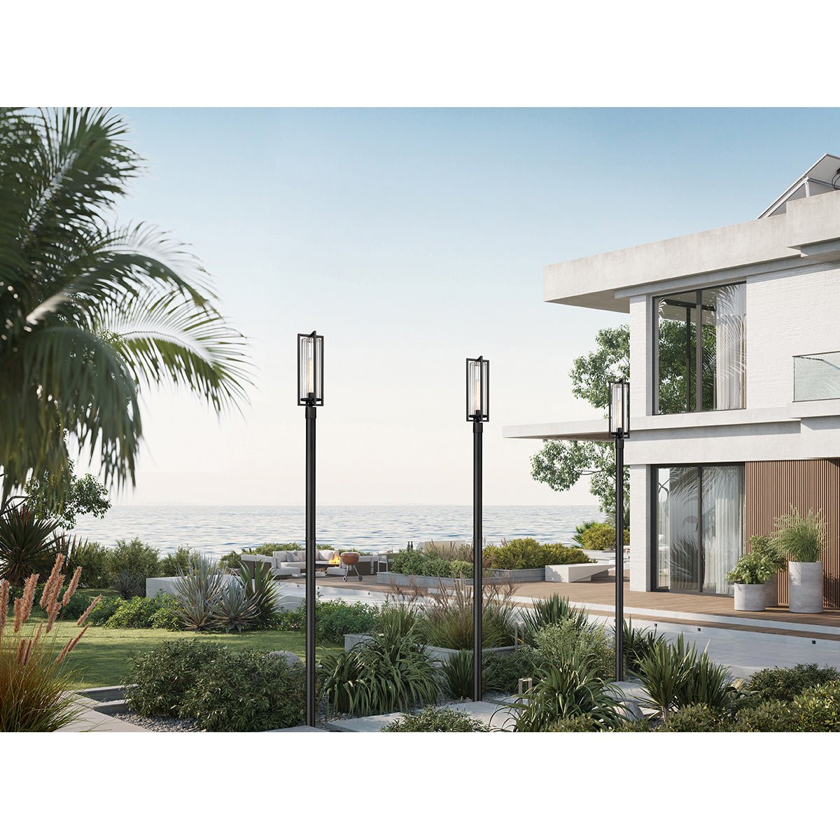 Lampe extérieure sur poteau Aura