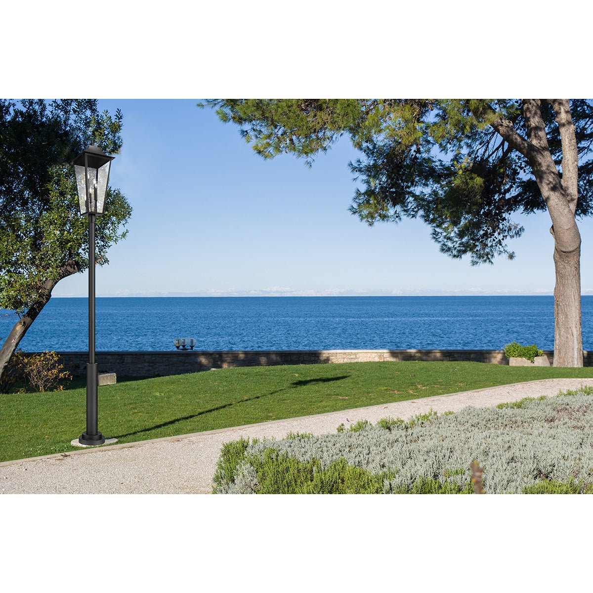 Lampe extérieure sur poteau Gannon XXL