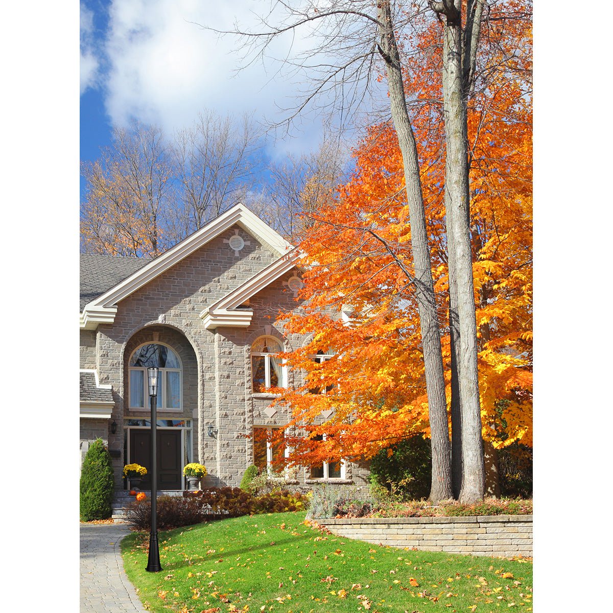 Lampe extérieure sur poteau Helix