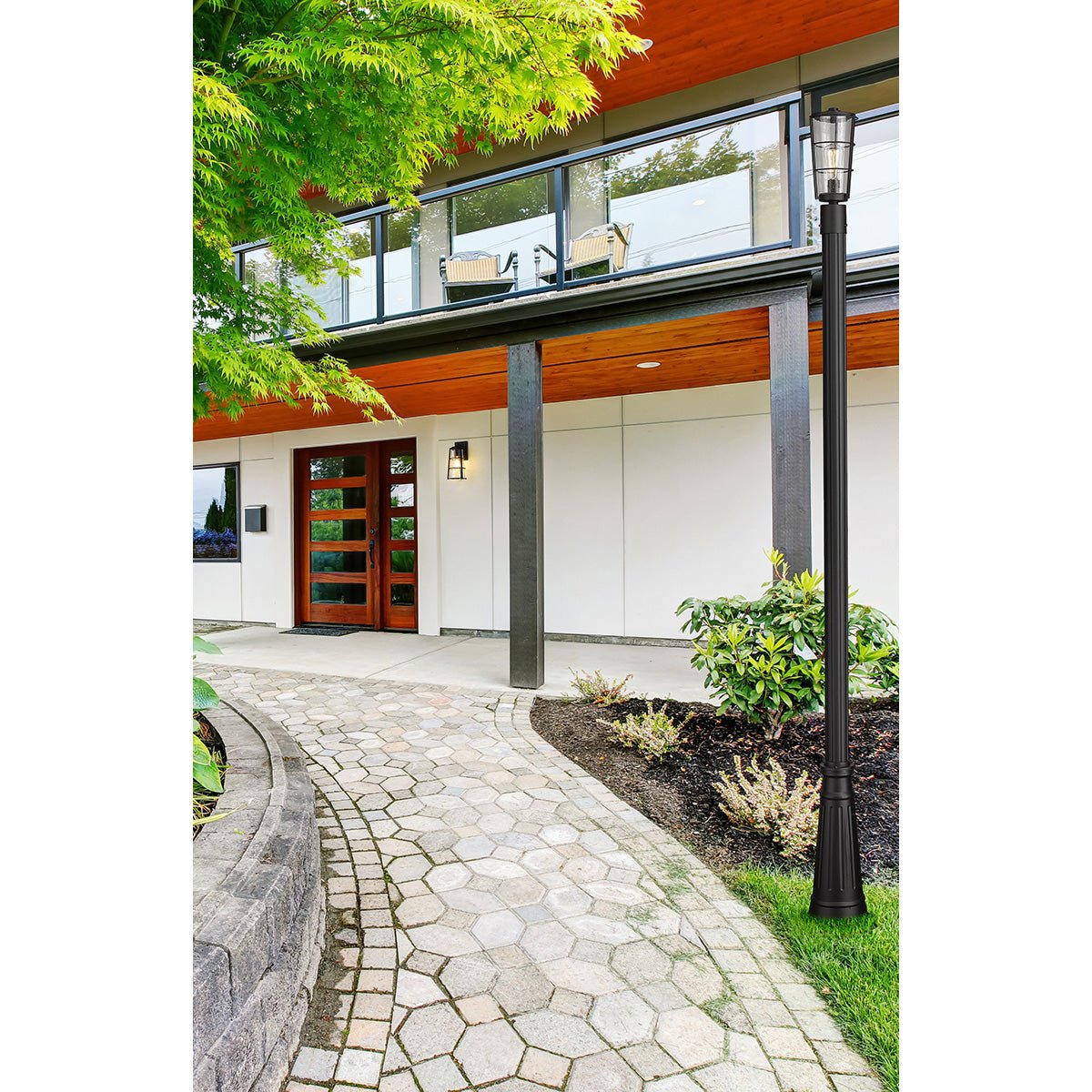 Lampe extérieure sur poteau Helix