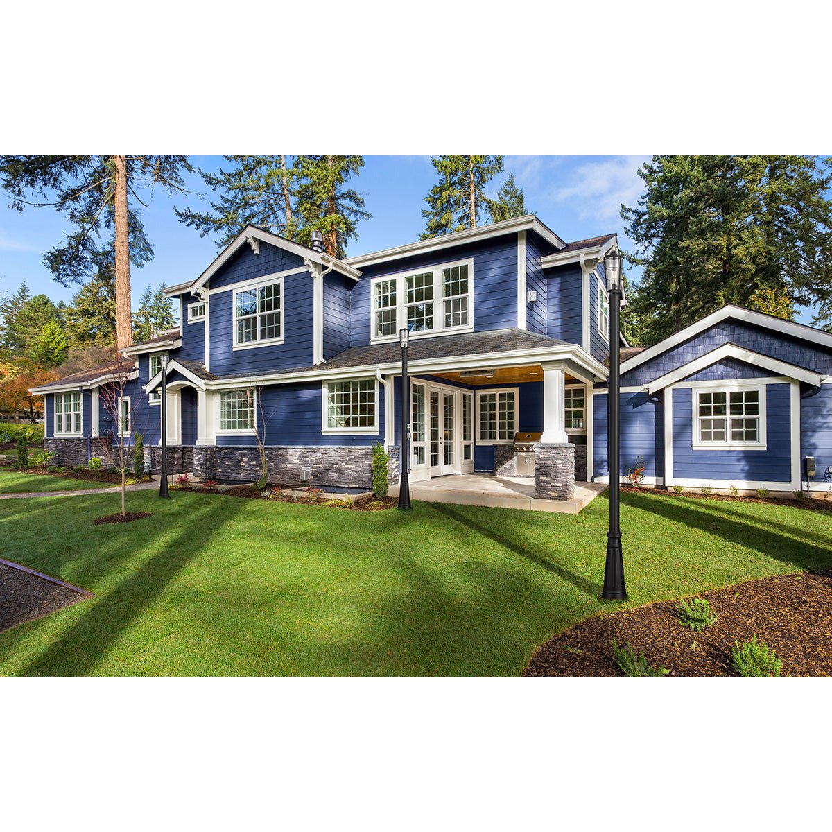 Lampe extérieure sur poteau Helix