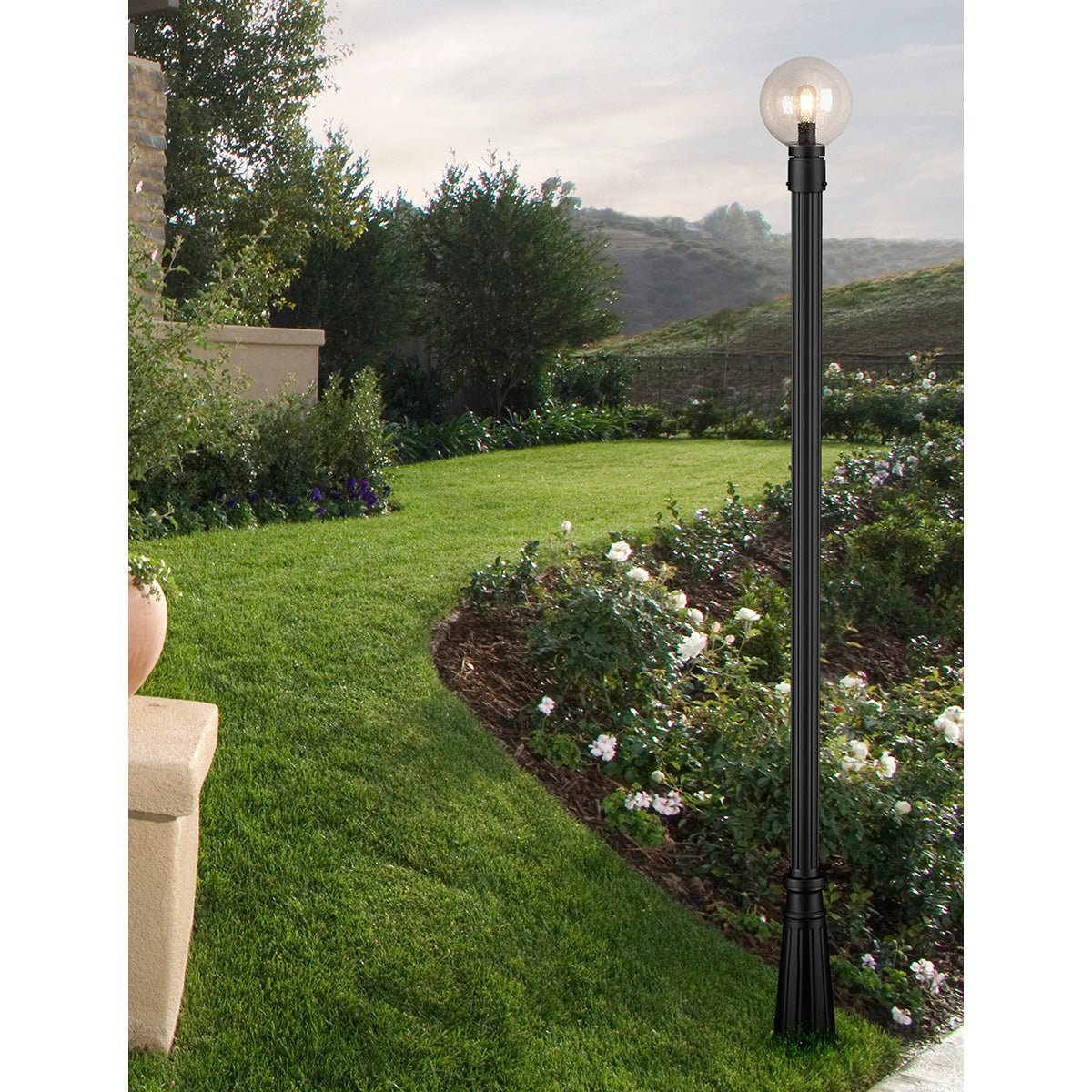 Lampe extérieure sur poteau Laurent M