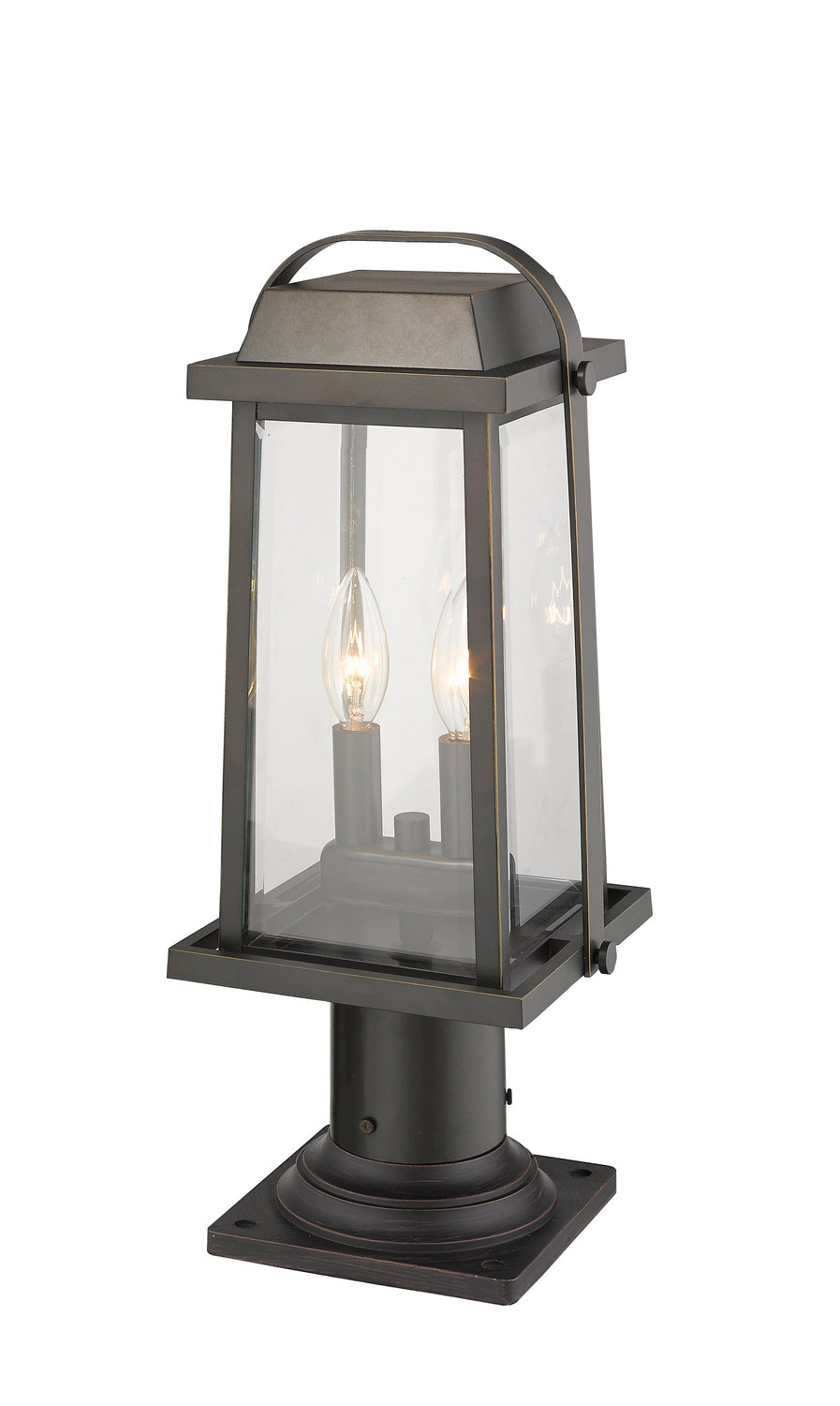 Lanterne sur poteau Millworks Bronze huilé, 7 3/4", 18 3/4" – vue 3