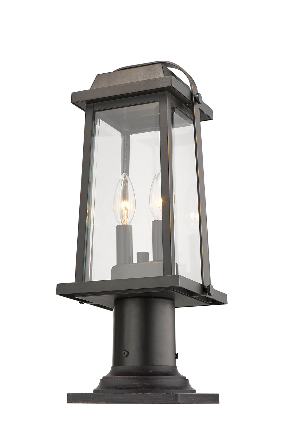 Lanterne sur poteau Millworks Bronze huilé, 7 3/4", 18 3/4" – vue 4