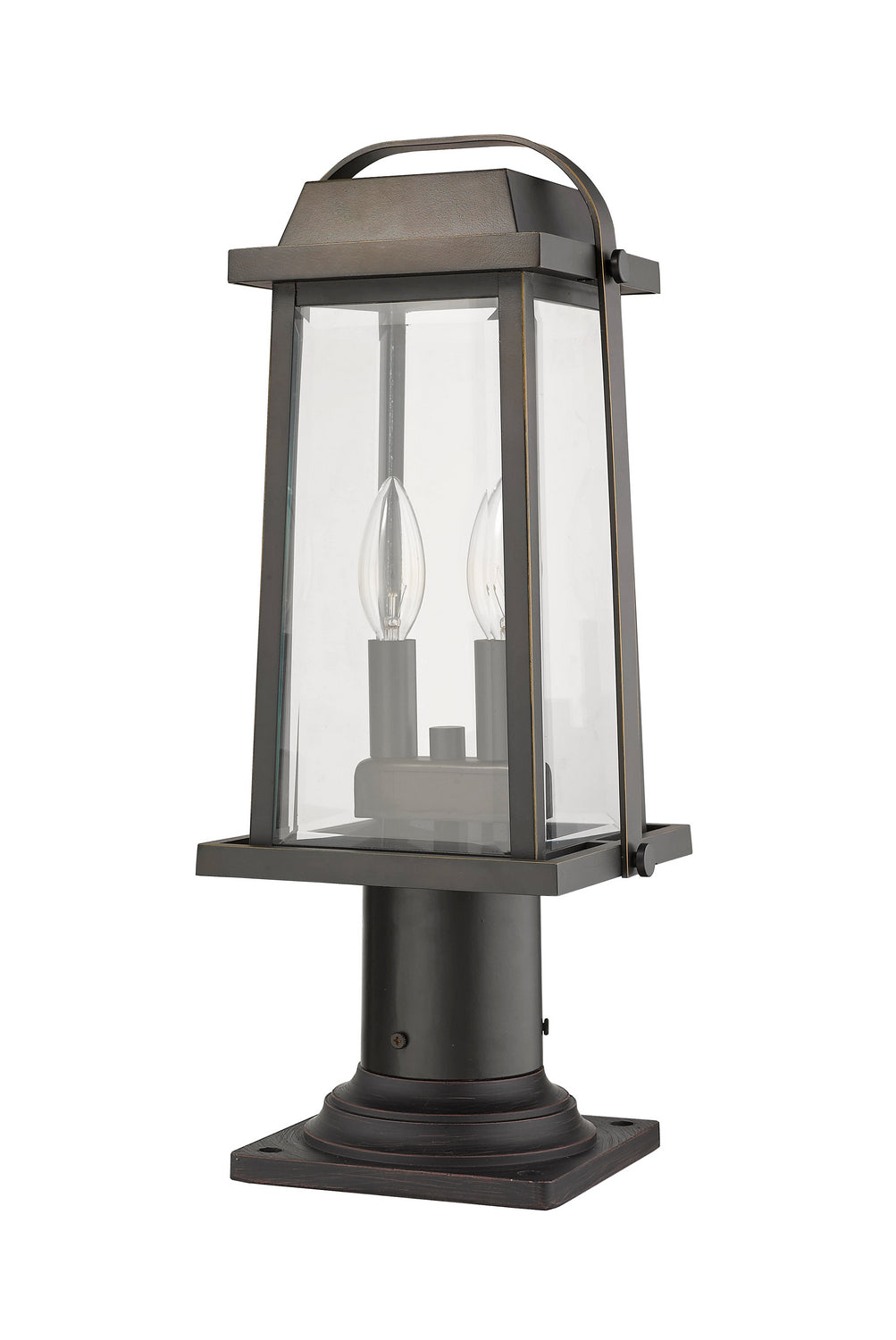 Lanterne sur poteau Millworks Bronze huilé, 7 3/4", 18 3/4" – vue 5