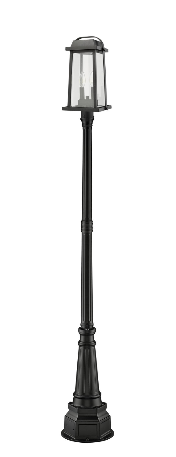 Lanterne sur poteau Millworks Noir, 14 1/4", 97" – vue 2