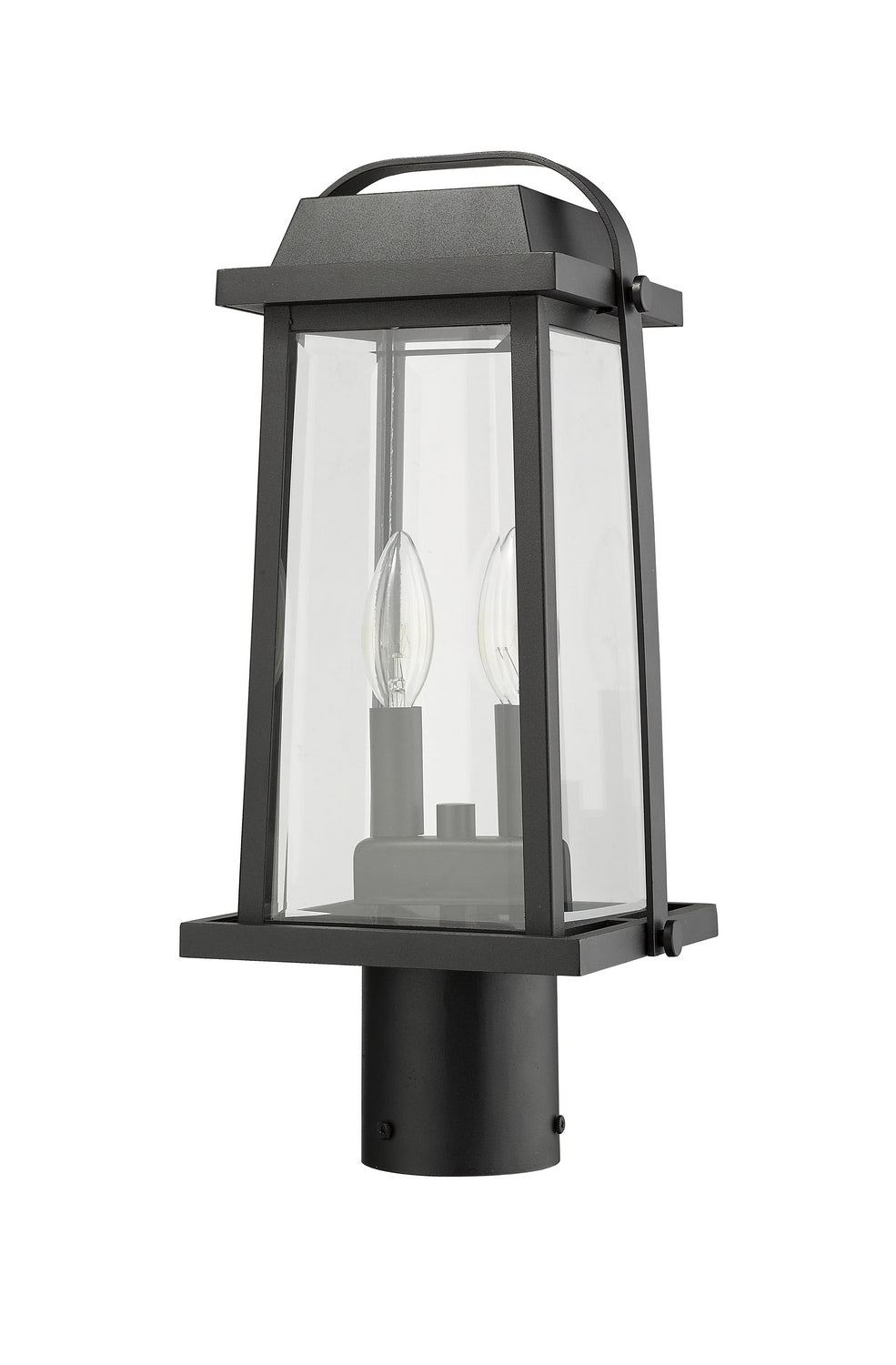 Lanterne sur poteau Millworks Noir, 7 3/4", 16 3/4" – vue 5