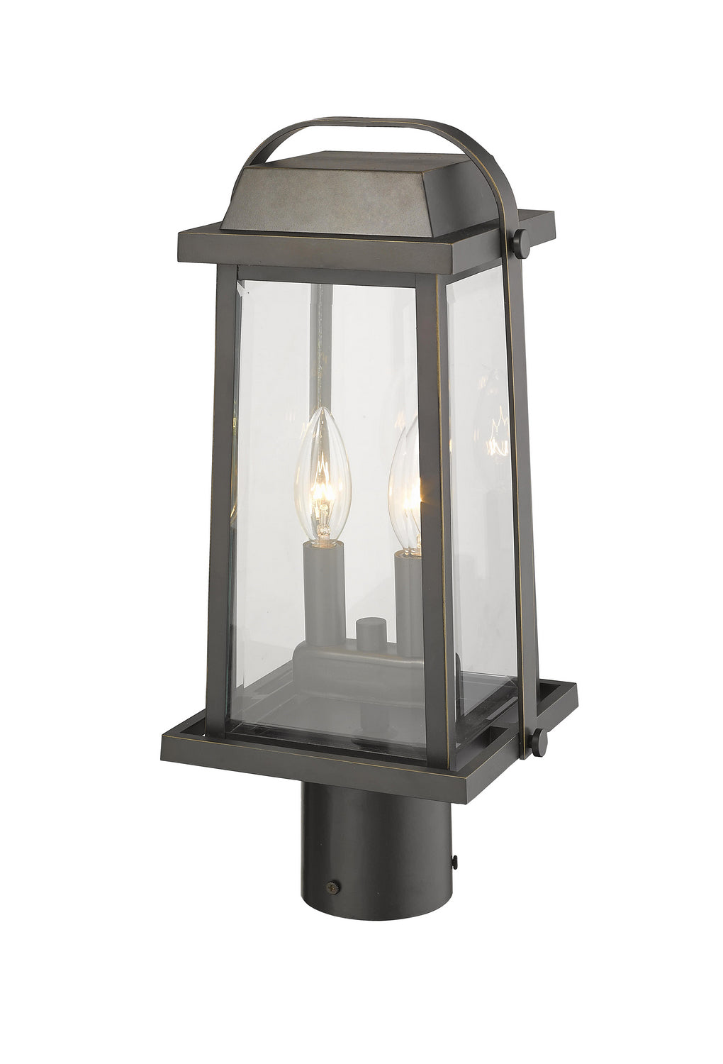 Lanterne sur poteau Millworks Bronze huilé, 7 3/4", 16 3/4" – vue 4