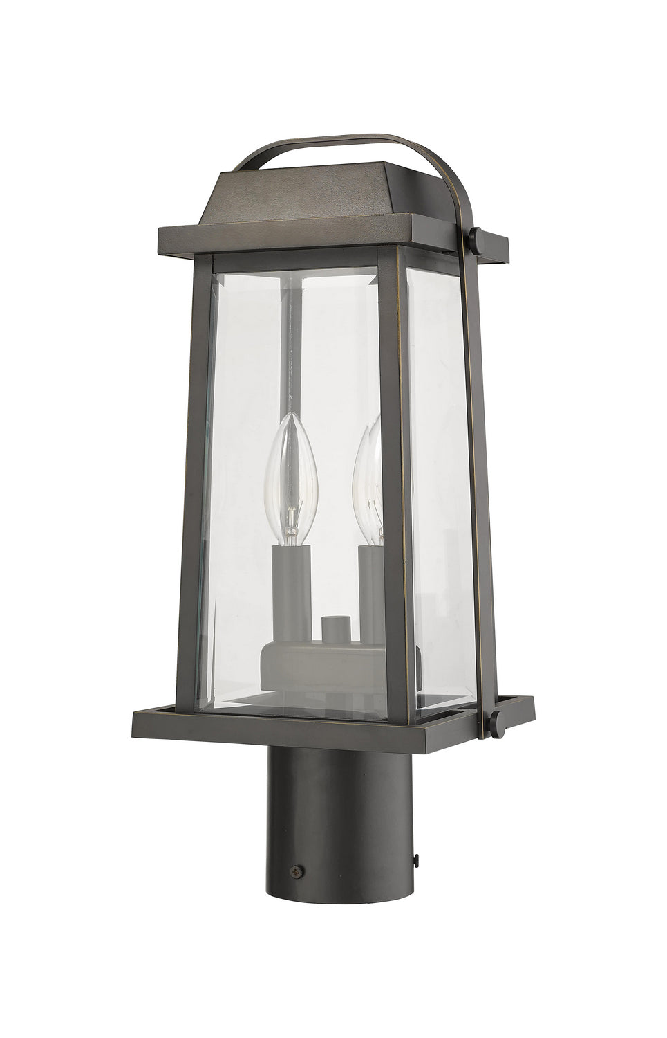 Lanterne sur poteau Millworks Bronze huilé, 7 3/4", 16 3/4" – vue 5