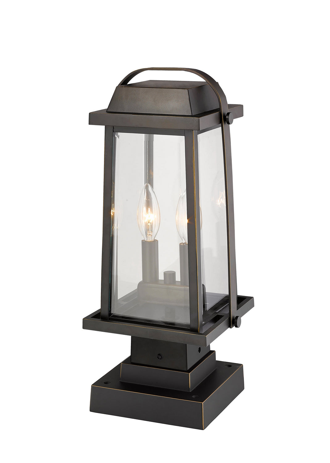 Lanterne sur poteau Millworks Bronze huilé, 7 3/4", 17 3/4" – vue 2