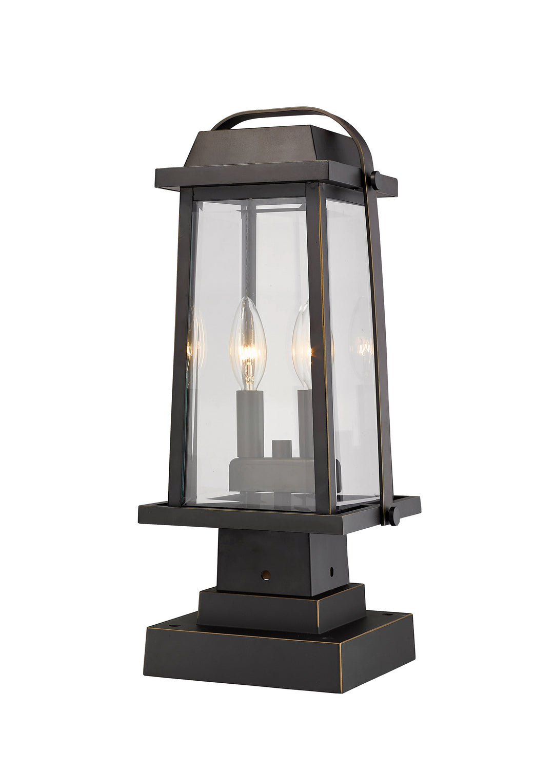 Lanterne sur poteau Millworks Bronze huilé, 7 3/4", 17 3/4" – vue 3