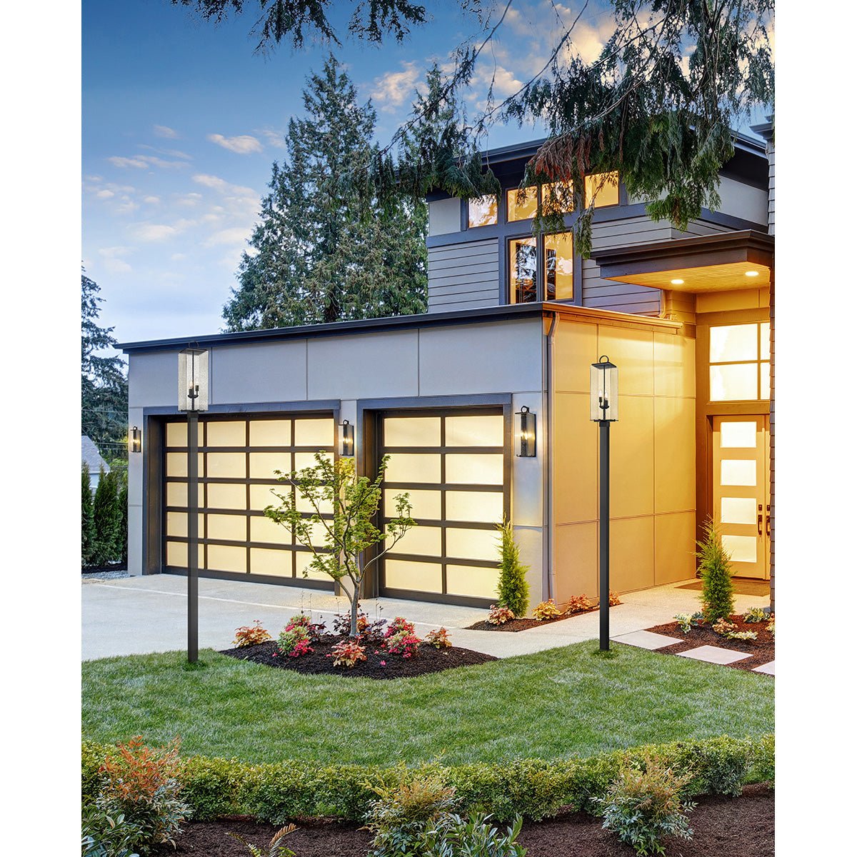 Lampe extérieure sur poteau Sana