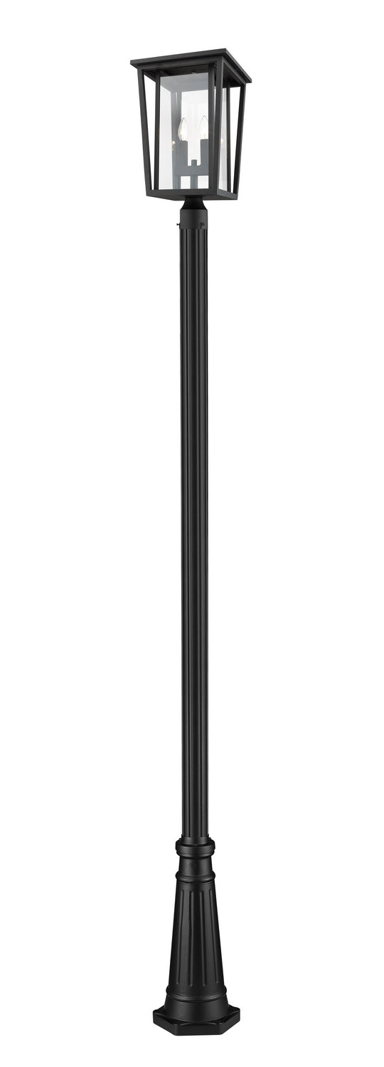 Lanterne sur poteau Seoul Noir, 113 1/2" – Z-Lite