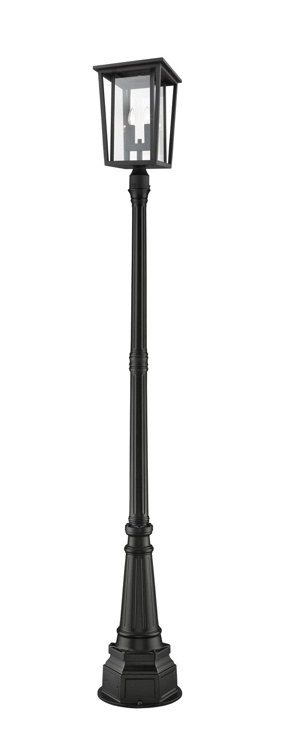 Lanterne sur poteau Seoul Noir, 101 1/2" – Z-Lite