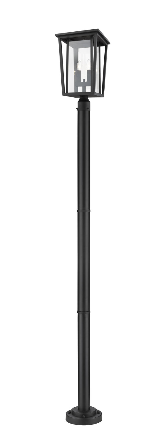 Lanterne sur poteau Seoul Noir, 93 1/4" – Z-Lite