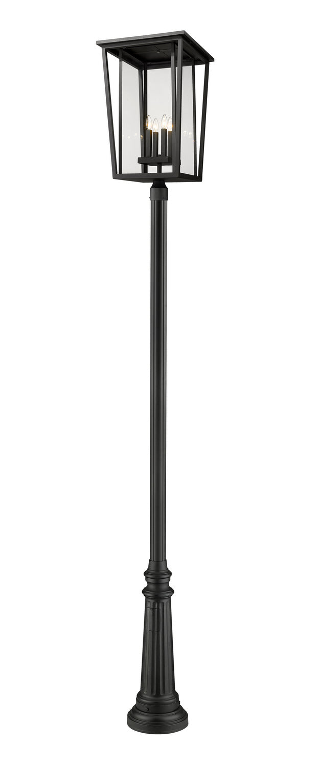 Lanterne sur poteau Seoul Noir, 125 1/2" – Z-Lite