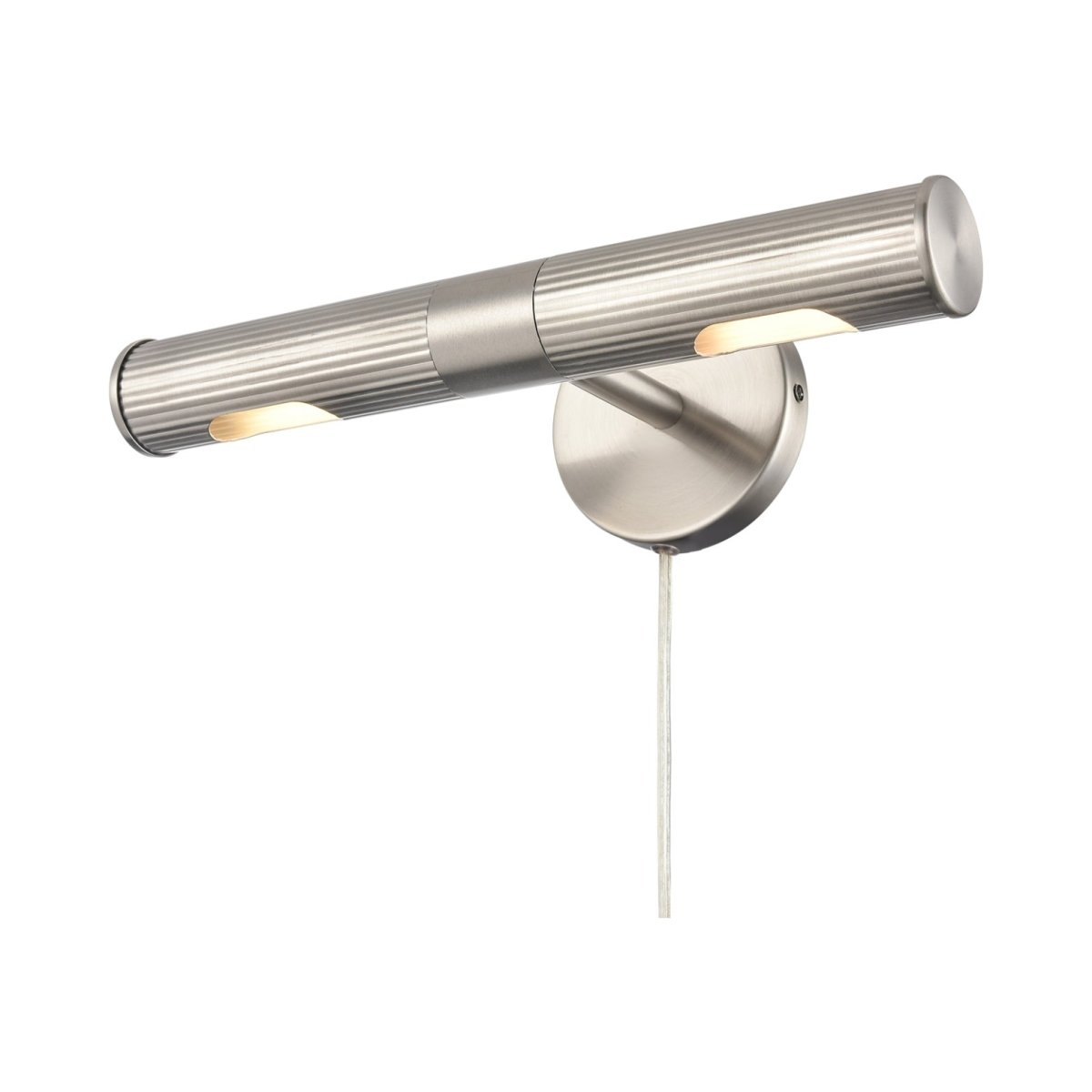 Lampe murale à tableau Bouvier - Nickel satiné 15 1/4" by DVI Lighting | Luminaires & cie