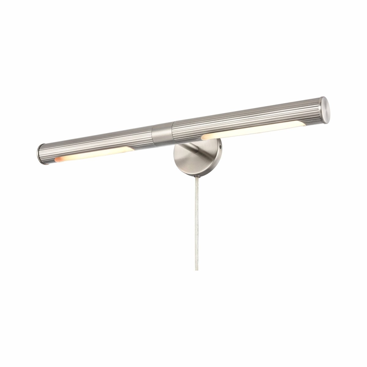 Lampe murale à tableau Bouvier - Nickel satiné 27 3/4" by DVI Lighting | Luminaires & cie