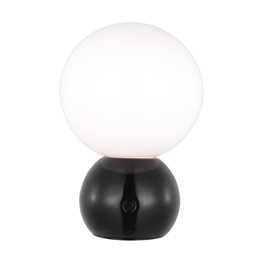 Lampe portable Suki - Noir brillant by Visual Comfort Studio | Luminaires & cie