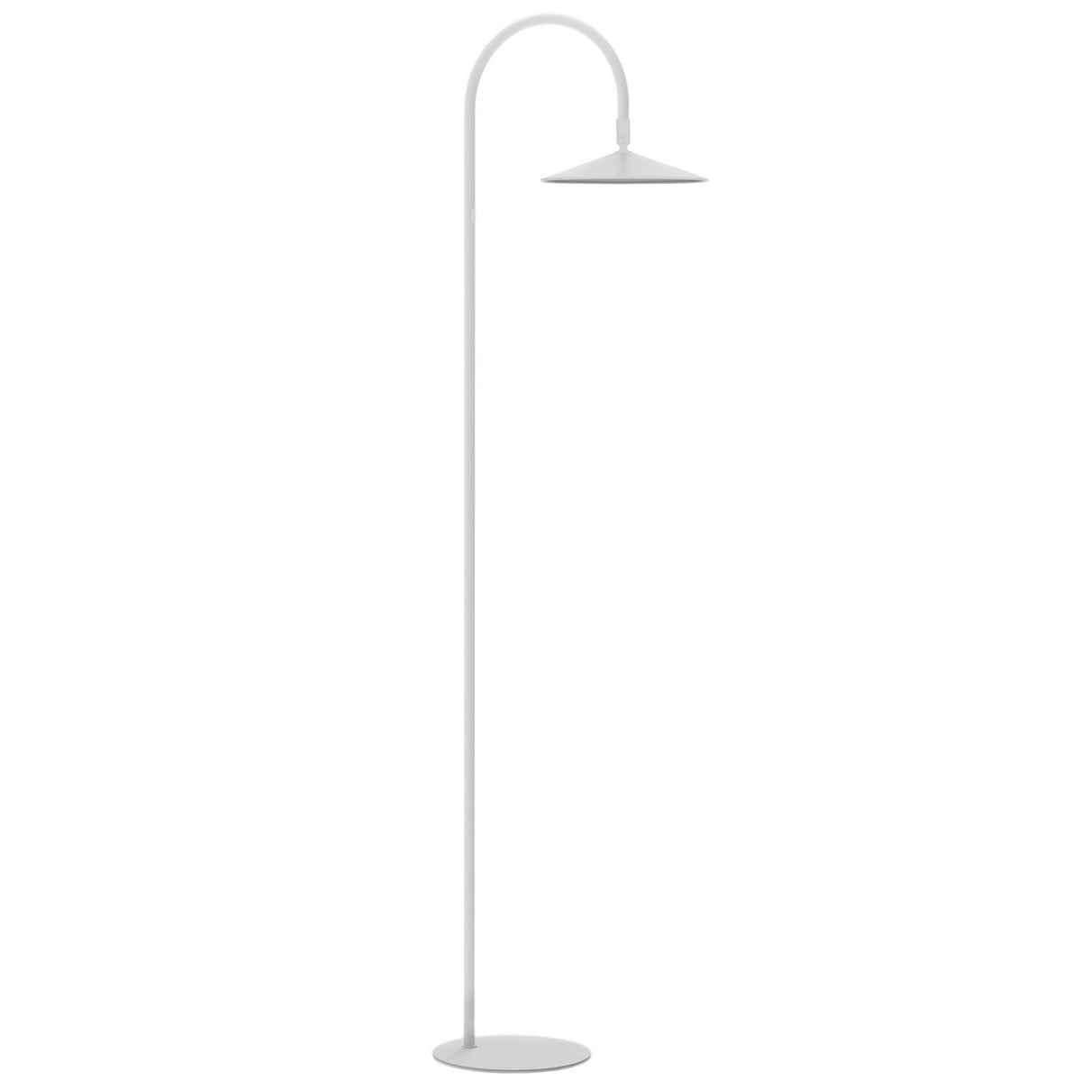 Lampe sur pied à arc Raquel Blanc mat – Dainolite