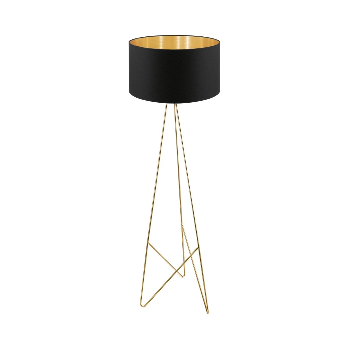 Lampe sur pied Camporale - Or by Eglo | Luminaires & cie
