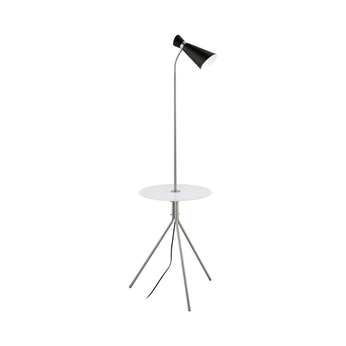 Lampe sur pied Policara - Noir by Eglo | Luminaires & cie