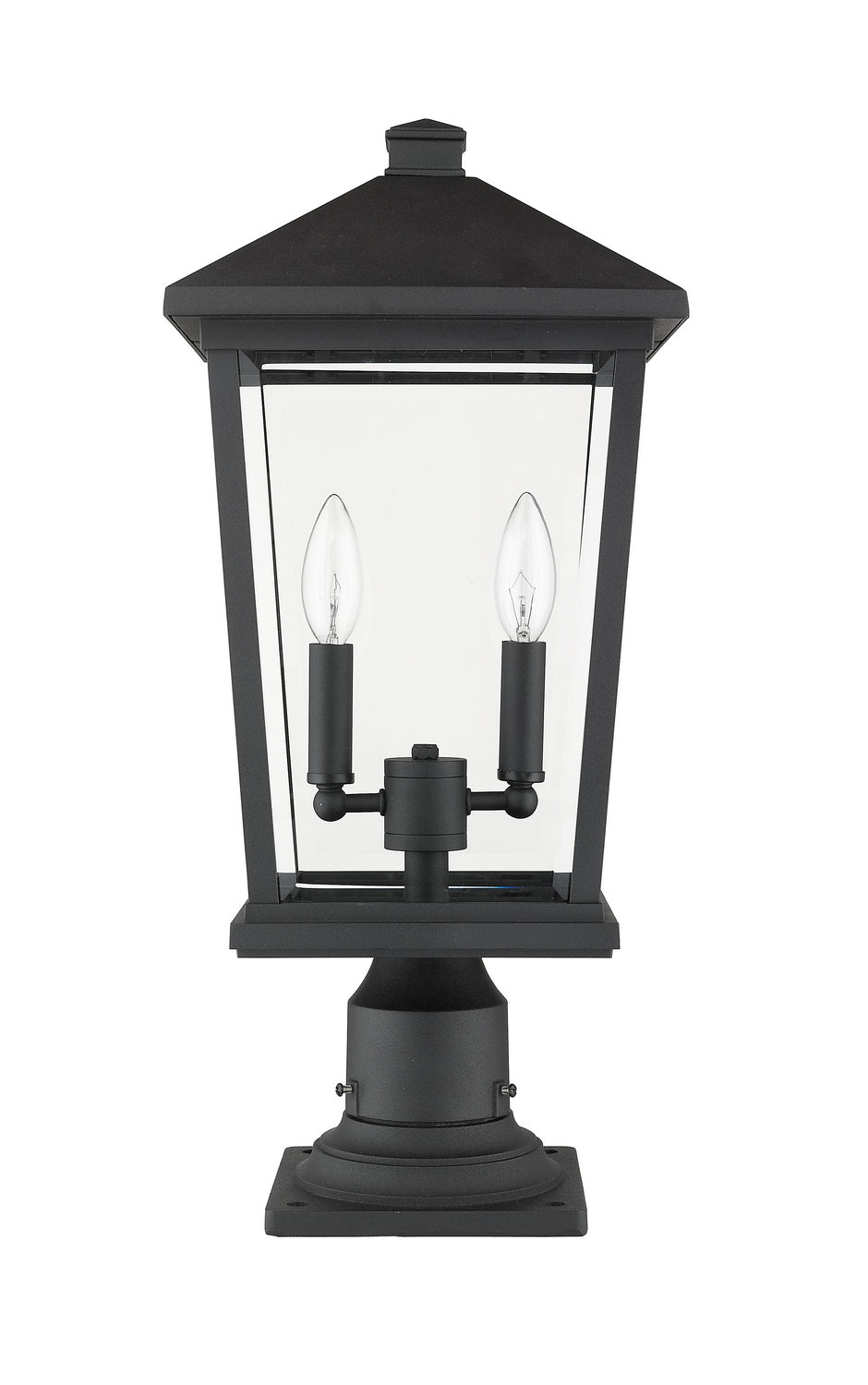 Lanterne extérieure sur socle Beacon Noir, 21 1/2" – vue 5