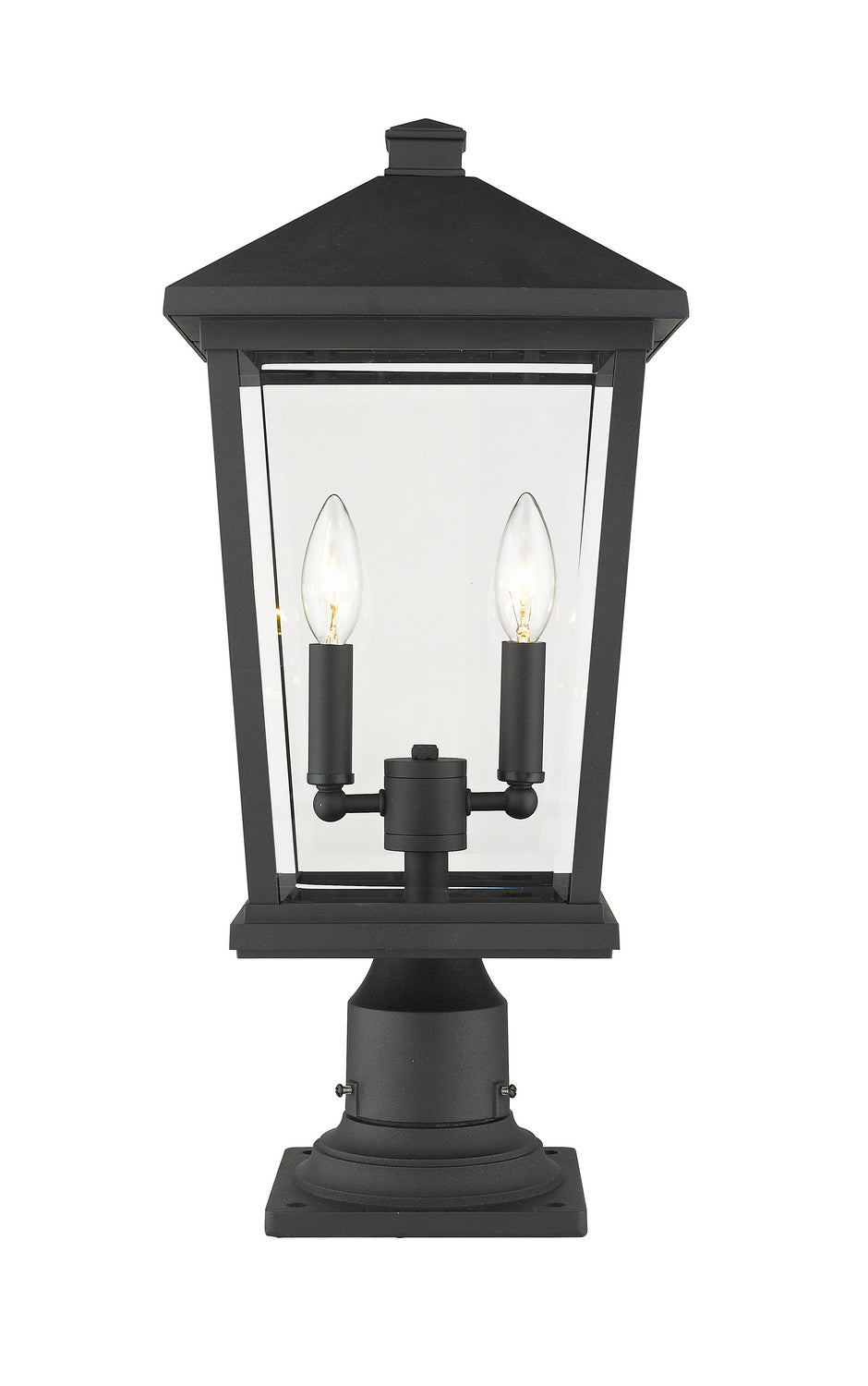 Lanterne extérieure sur socle Beacon Noir, 21 1/2" – Z-Lite