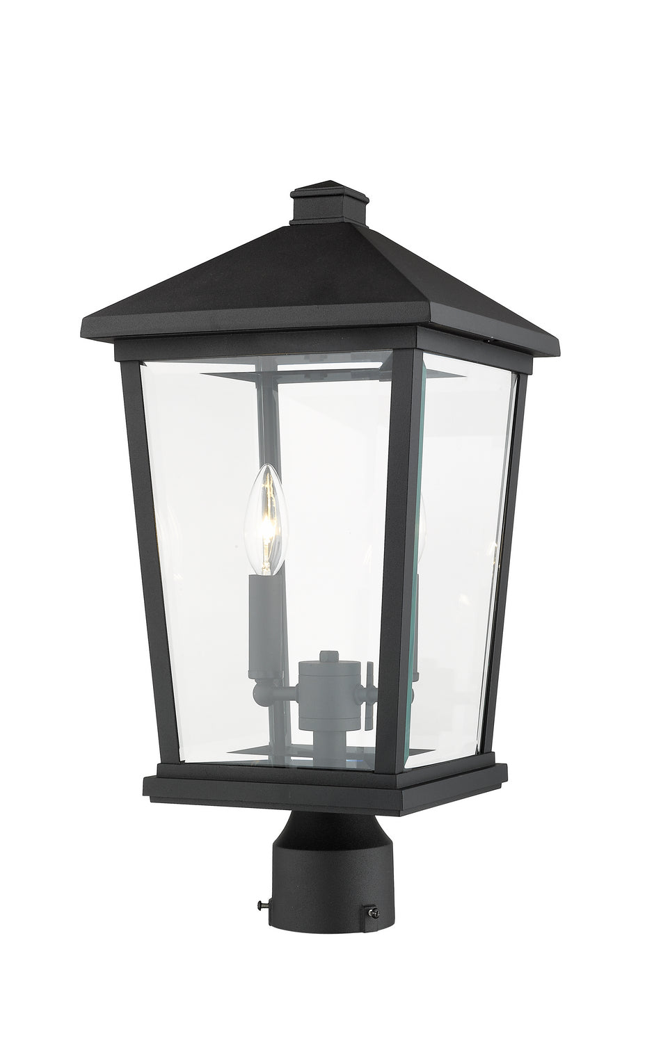 Lanterne extérieure sur socle Beacon Noir, 19 1/2" – vue 2