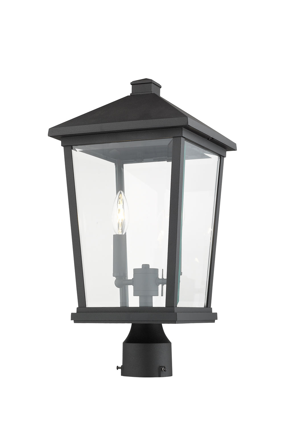 Lanterne extérieure sur socle Beacon Noir, 19 1/2" – vue 4