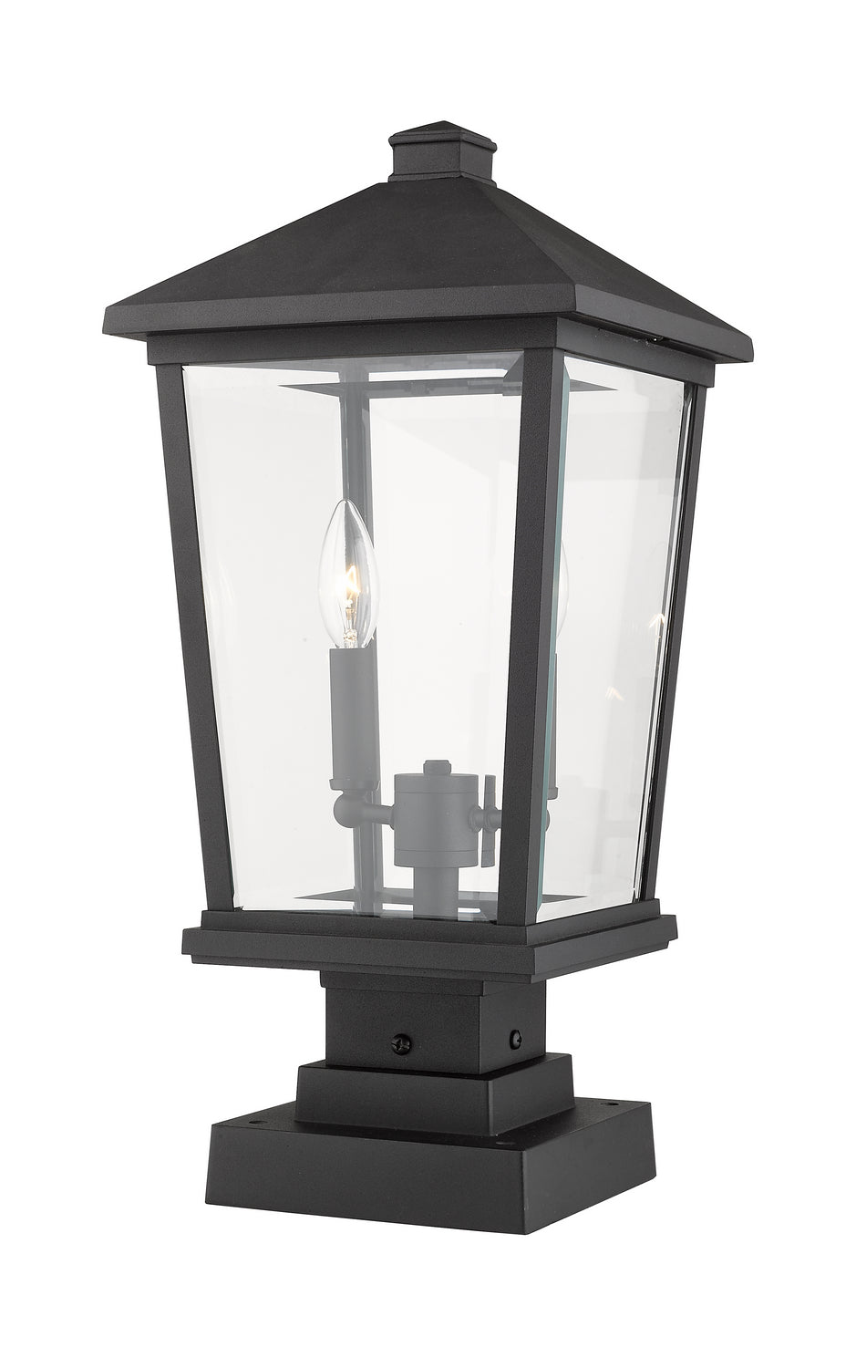 Lanterne extérieure sur socle Beacon Noir, 22" – vue 2