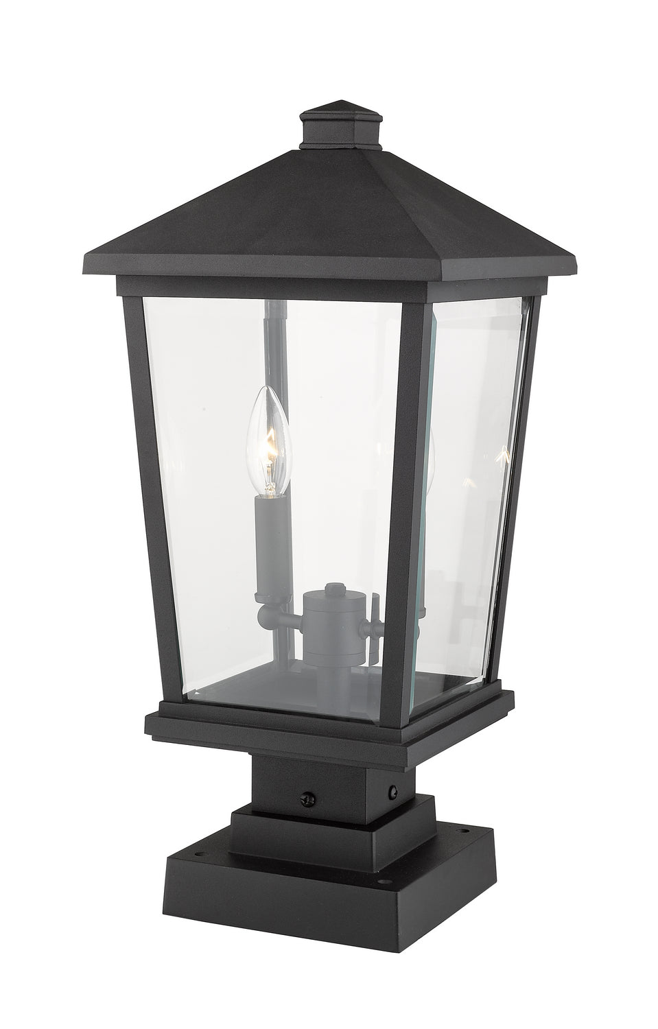Lanterne extérieure sur socle Beacon Noir, 22" – vue 4