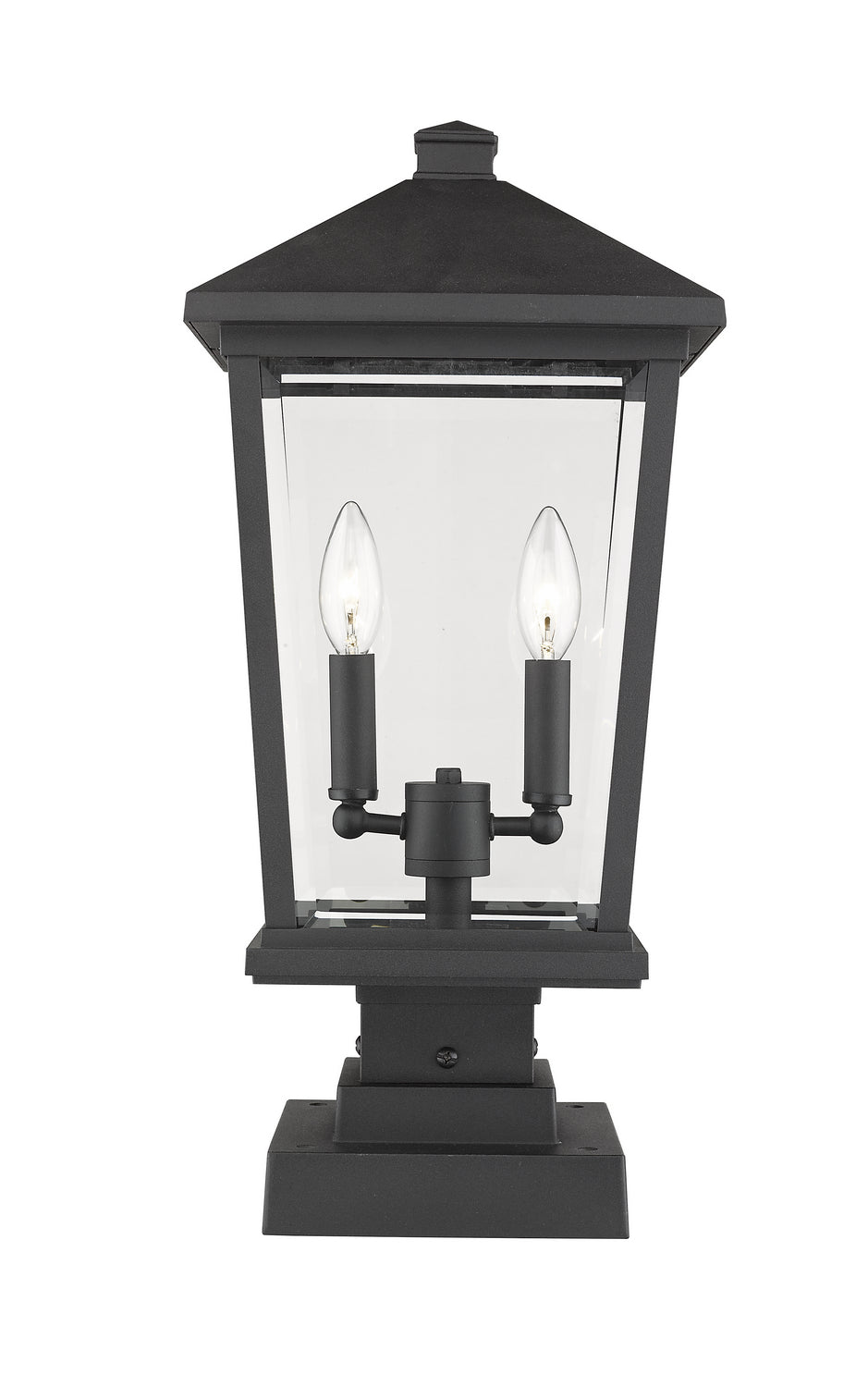 Lanterne extérieure sur socle Beacon Noir, 22" – Z-Lite