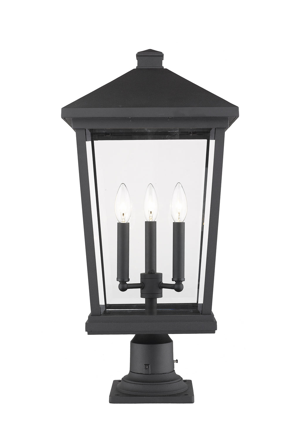 Lanterne extérieure sur socle Beacon Noir, 25 1/2" – Z-Lite