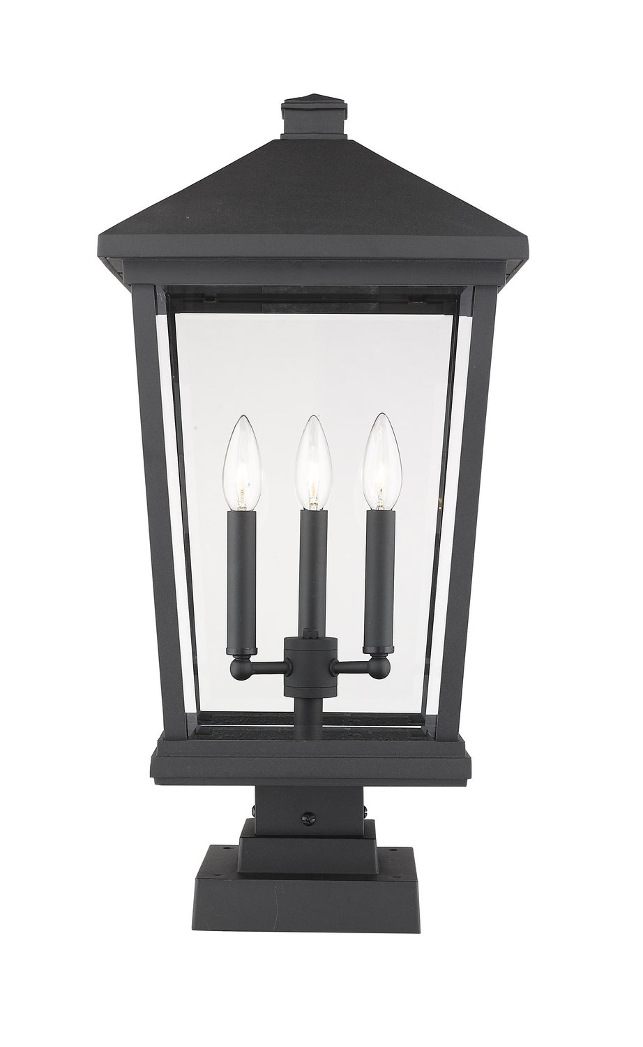 Lanterne extérieure sur socle Beacon Noir, 24 3/4" – Z-Lite
