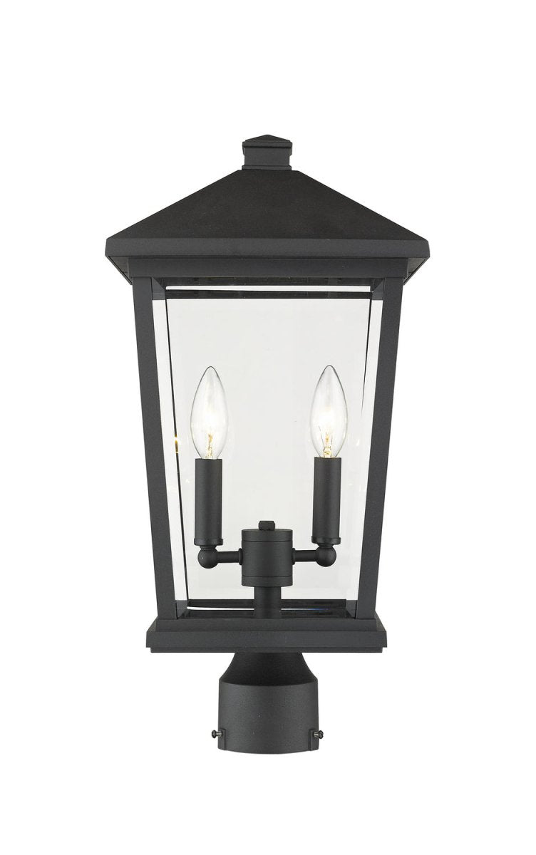 Lanterne extérieure sur socle Beacon - Noir 19 1/2" by Z-Lite | Luminaires & cie