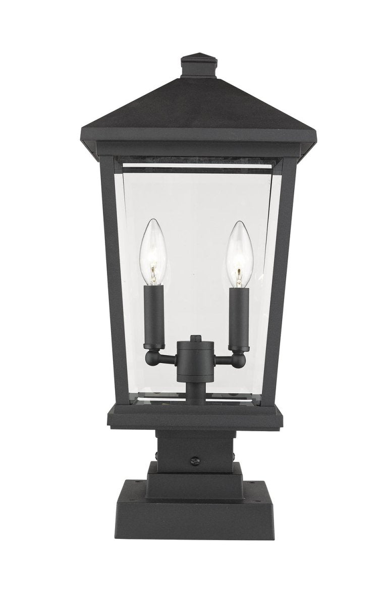 Lanterne extérieure sur socle Beacon - Noir 22" by Z-Lite | Luminaires & cie