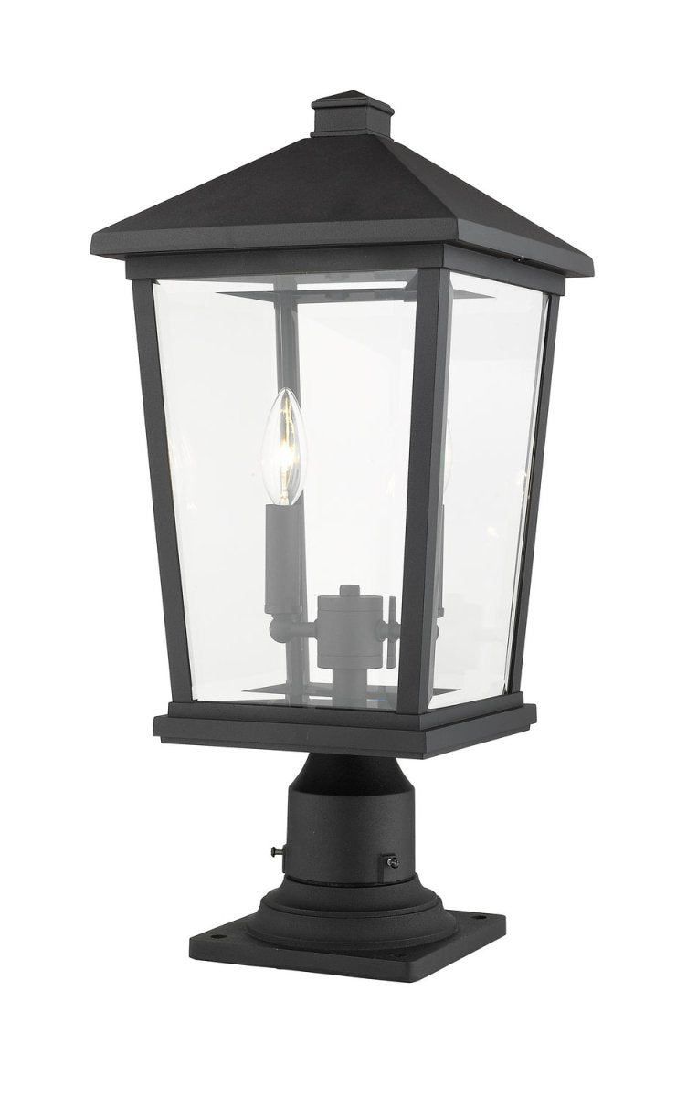 Lanterne extérieure sur socle Beacon - Noir 32" by Z-Lite | Luminaires & cie