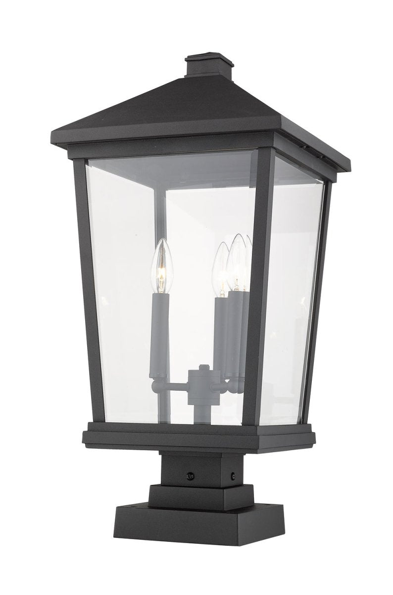 Lanterne extérieure sur socle Beacon - Noir 32" by Z-Lite | Luminaires & cie