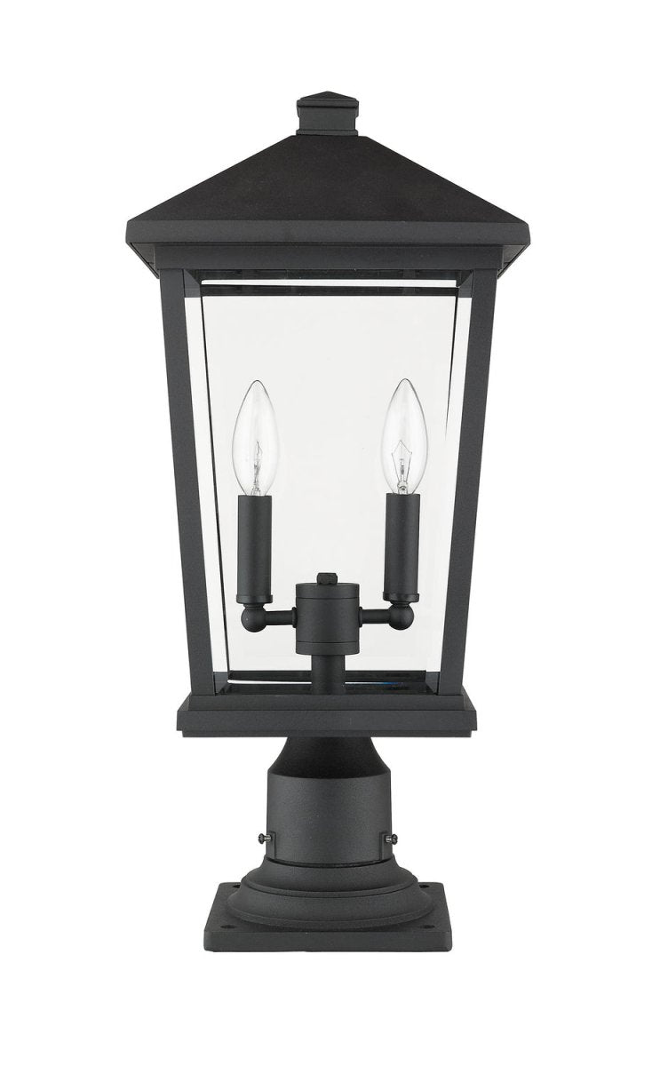 Lanterne extérieure sur socle Beacon - Noir 32" by Z-Lite | Luminaires & cie