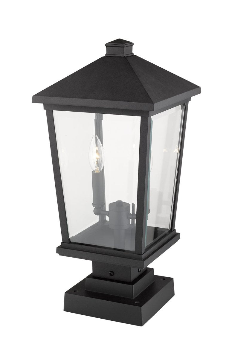 Lanterne extérieure sur socle Beacon - Noir 32" by Z-Lite | Luminaires & cie