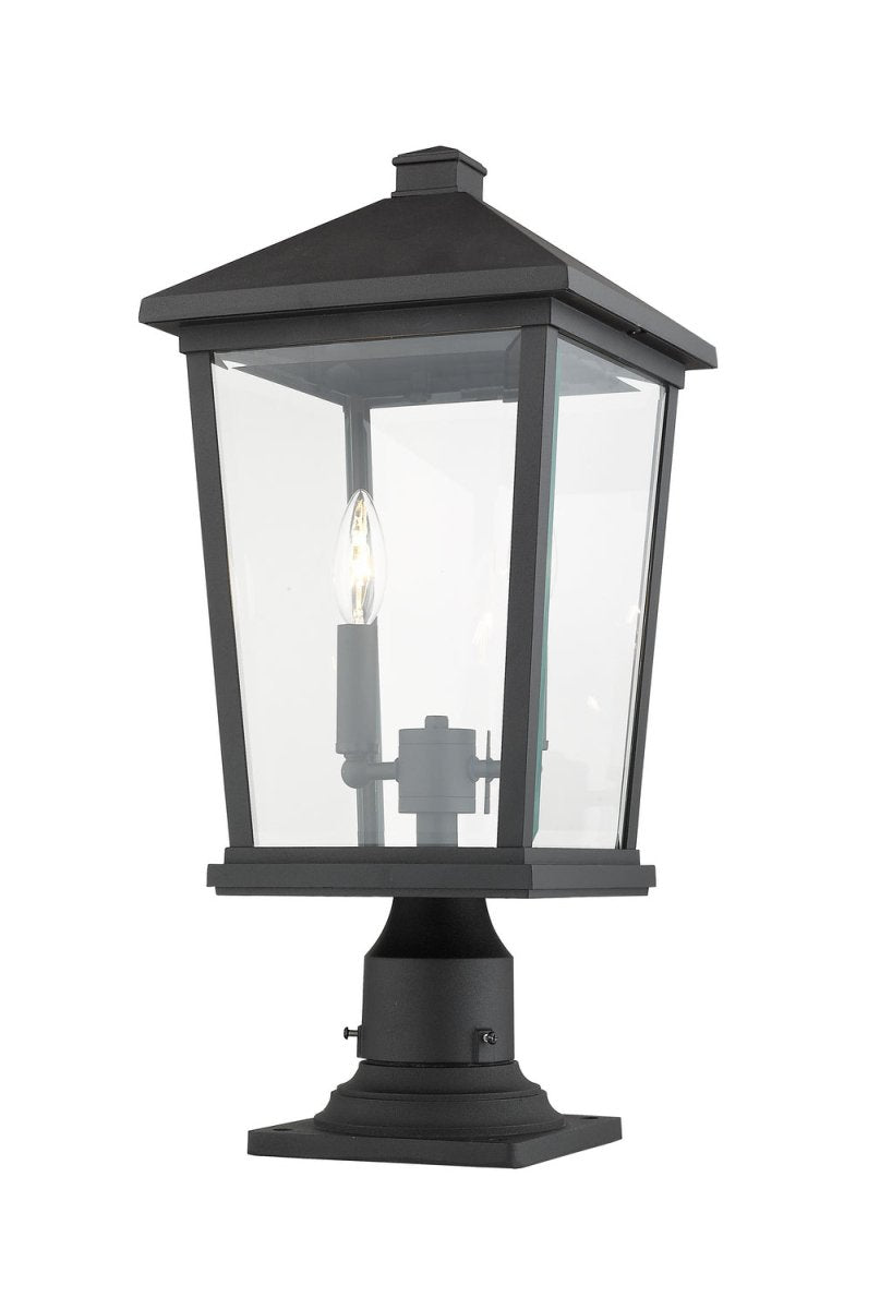 Lanterne extérieure sur socle Beacon - Noir 32" by Z-Lite | Luminaires & cie