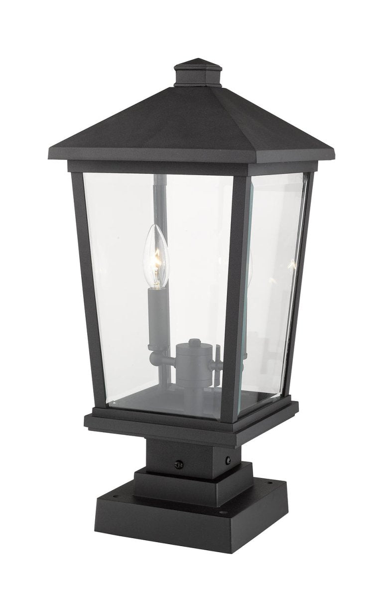 Lanterne extérieure sur socle Beacon - Noir 32" by Z-Lite | Luminaires & cie