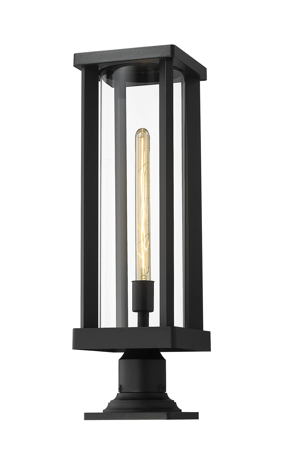 Lanterne extérieure sur socle Glenwood Carré, 22" – Z-Lite