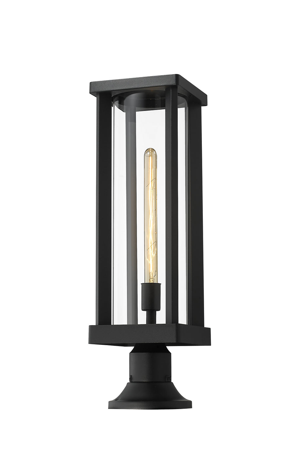 Lanterne extérieure sur socle Glenwood Rond, 22" – Z-Lite