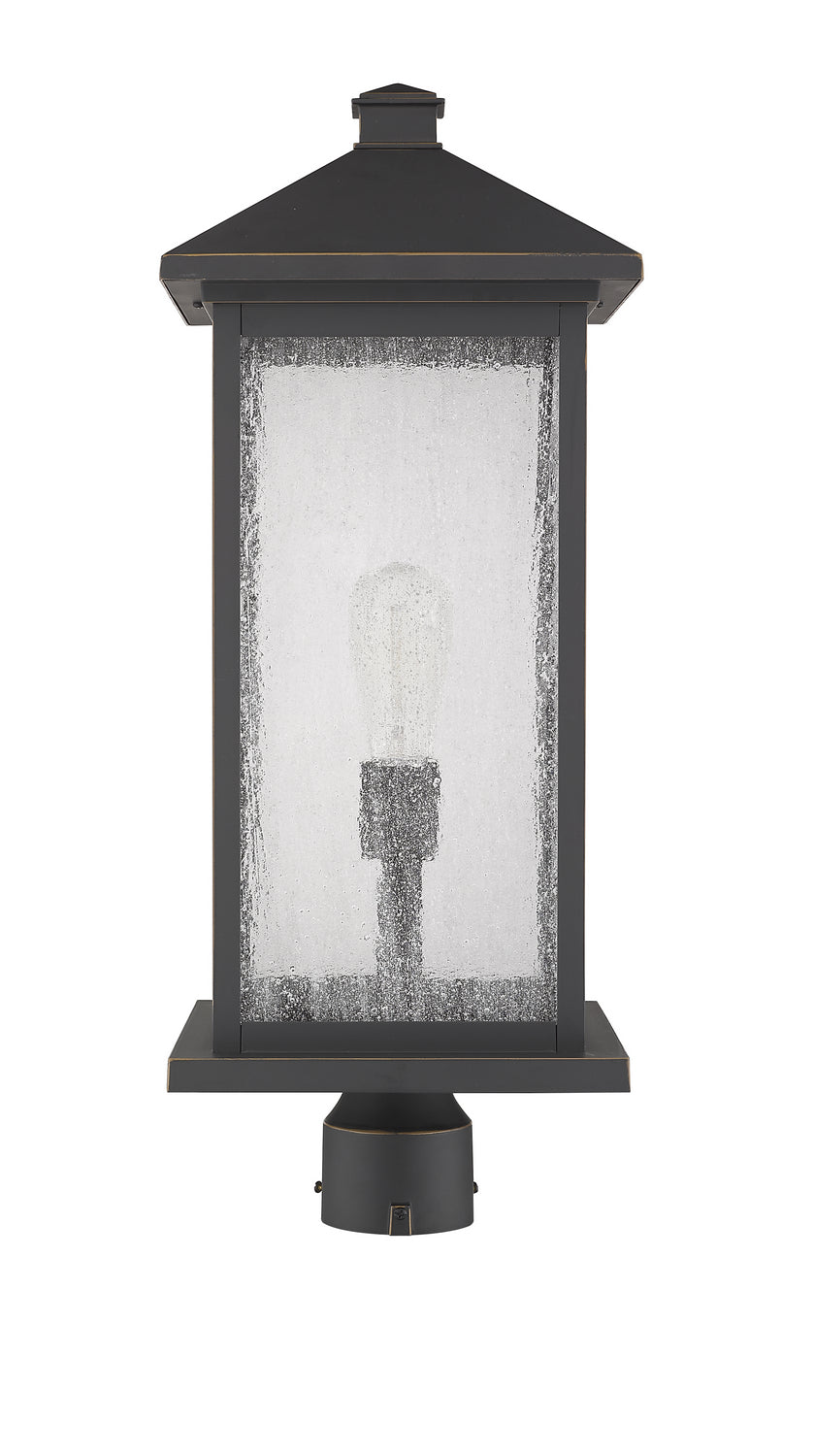 Lanterne extérieure sur socle Portland Bronze huilé, 9 1/2", 24" – vue 5